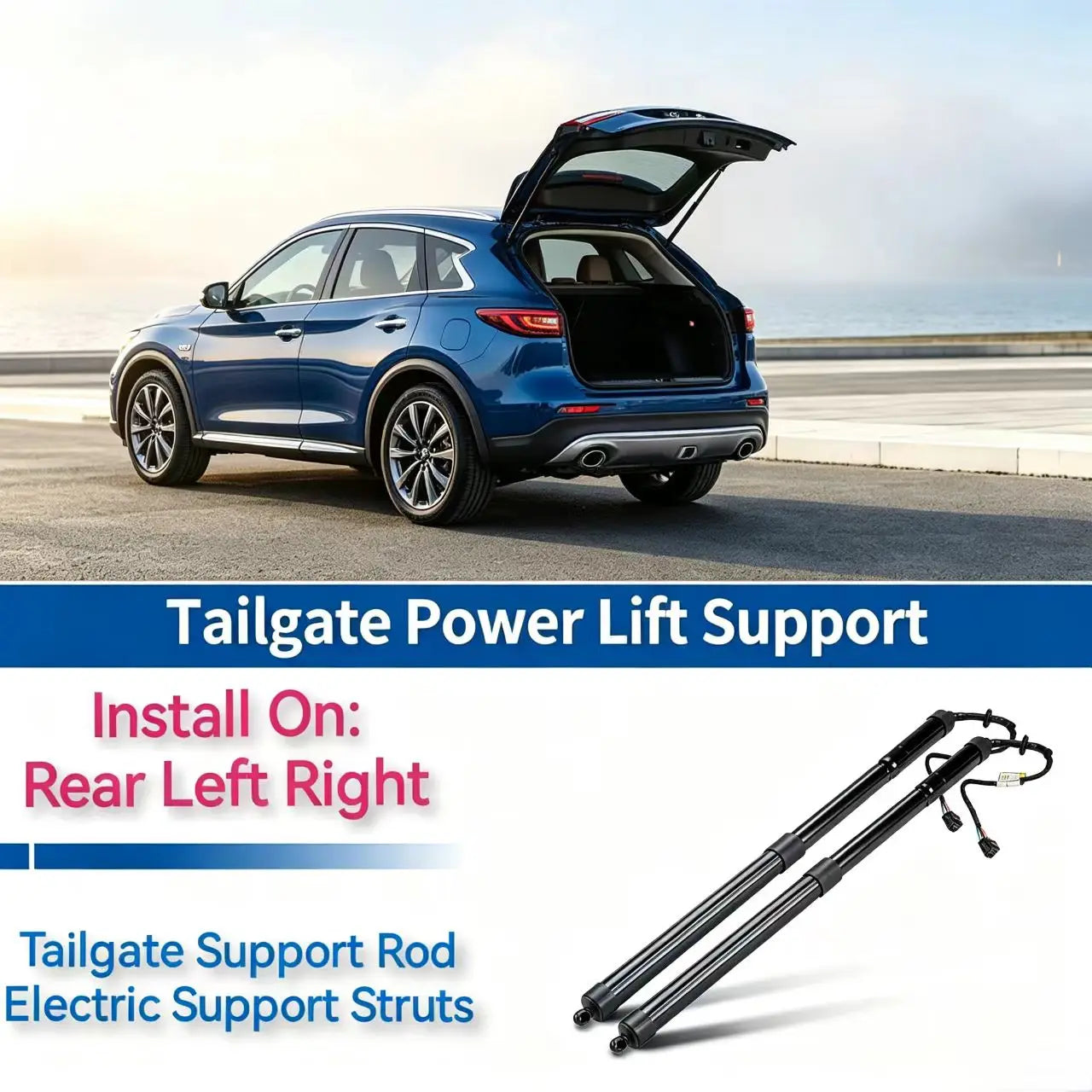 Power Hatch Lift Support For Porsche Cayenne 92A 958 2011 2011- 2014 Pair Electric Tailgat | AUTOKITSHOP