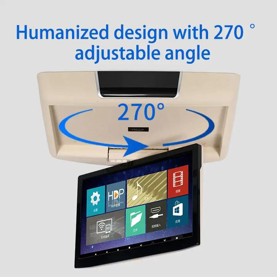 15.6" For Mercedes Benz V260 V260L V-class Roof Screen Ceiling Monitor Android Multimedia