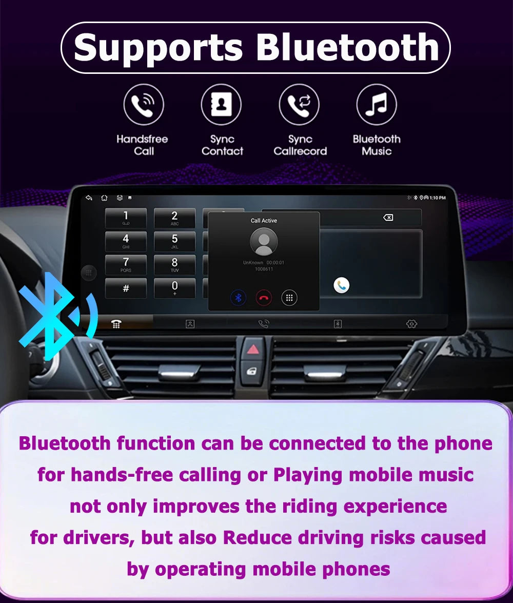 Wireless CarPlay For BMW 2 Series F45 F46 2013 - 2019 Car Radio Multimedia Android 16 Auto