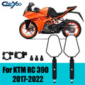 Motorcycle Rearview Mirrors Off Road Wide Side Mirror With Screw 360° Adjustable For KTM R