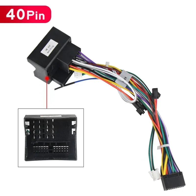 For Volkswagen Passat B6 B7 CC Skoda Seat Android Car Radio Stereo 16Pin Wired Harness Ada | AUTOKITSHOP