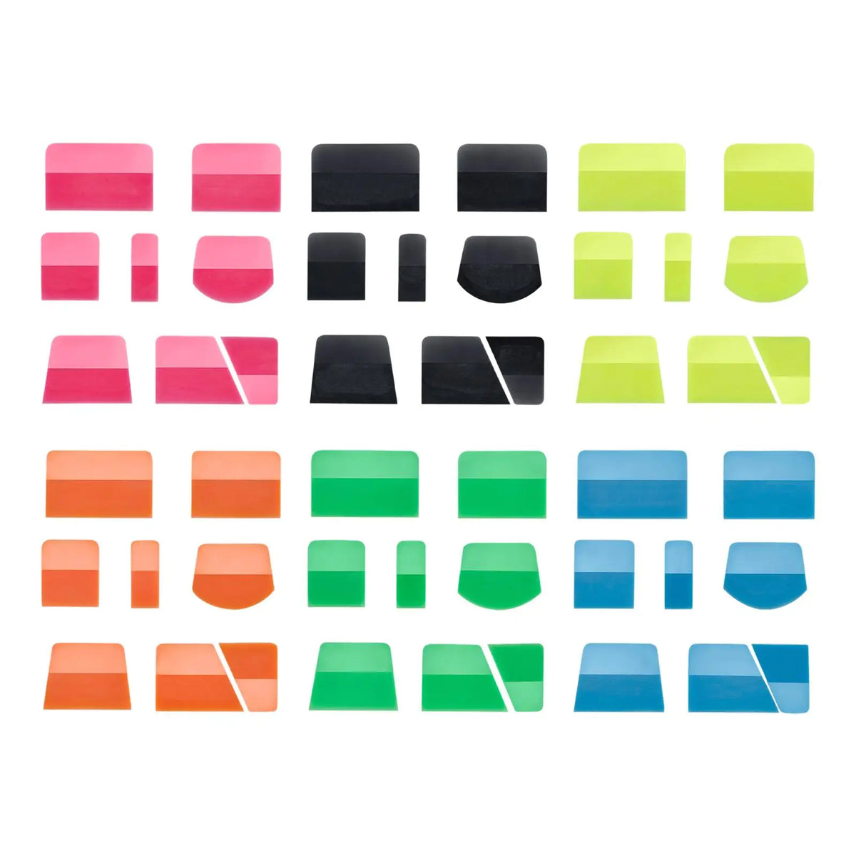 8Pcs PPF Squeegees for Vinyl Easy to Use TPU Squeegees Window Tint Tools for Window Tinting Grap - Automotive LED Light