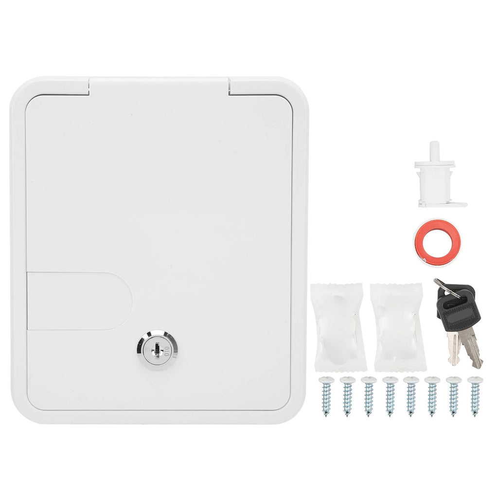 RV Water Hatch Inlet Lock with 1/2in Vent 1‑1/4in Tower Type Connector for Trailer Trailer Water - Automotive LED Light
