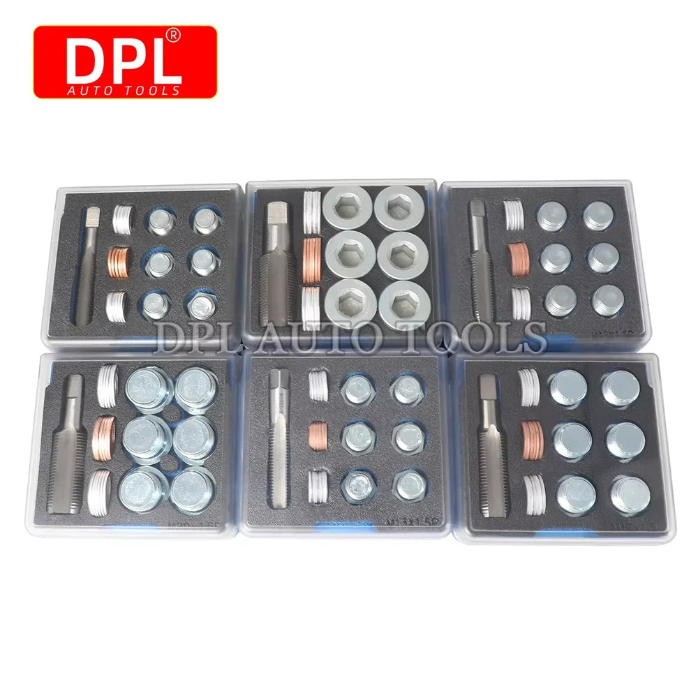 Tap & Oil Drain Plug Screws Repair Bolt M13 X 1.25 to M22 X 1.5mm (Pitch) Select for M22 M13 M17 - Automotive LED Light