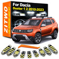 ZITWO Canbus LED Interior Light License Plate Lamp Kit For Dacia Duster I II 1 2 MK1 MK2 2010-20 - Canbus LED Car Light