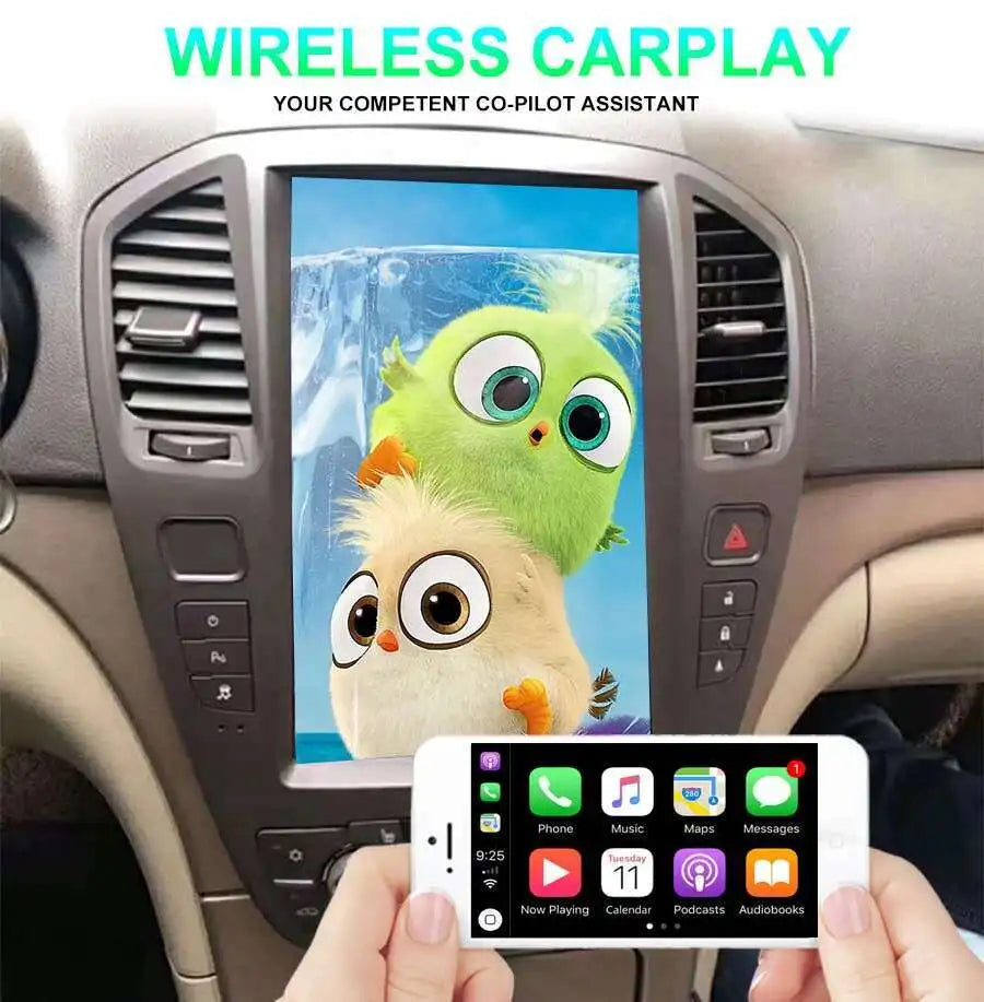 12.8" 256GB Vertical Screen Android15 Car Multimedia Video Radio Player For Opel Insignia  | AUTOKITSHOP