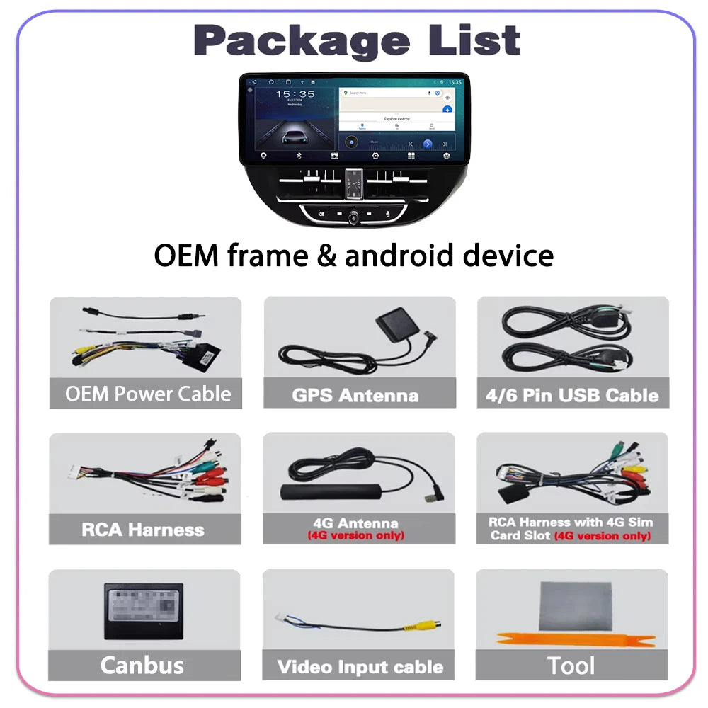 12.3" Android Carplay Car Radio For Jeep Compass 2017 Car Navigation Multimedia Player 2di