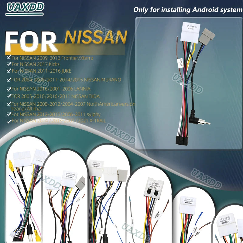 For Nissan Vehicles Low End Cables 05-16 TIIDA 04-17 NAVARA TERRA 04-18 Teana 06-20 Sylphy