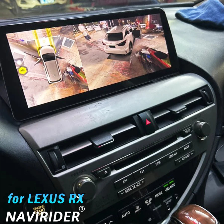 12.3“ Linux Car Multimedia Video Player Screen For Lexus Rx270 Rx350 Rx450 2009 2010 2011