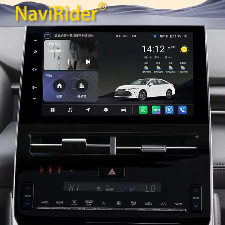 Android14 Multimedia 10.2" Screen Car Radio For Toyota Avalon 2022-2023 Carplay Car Auto A | AUTOKITSHOP