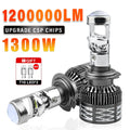 Led Projector Lens H7 H4 H11 Headlight 1200000LM Canbus H8 9005 9006 HB3 HB4 Auto Lamp 600
