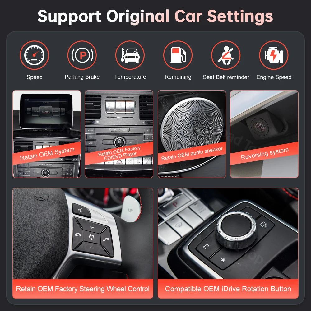 12.3'' Ultra-thin Linux Car Multimedia Touch Screen For Mercedes Benz G Class W463 2013-20 | AUTOKITSHOP
