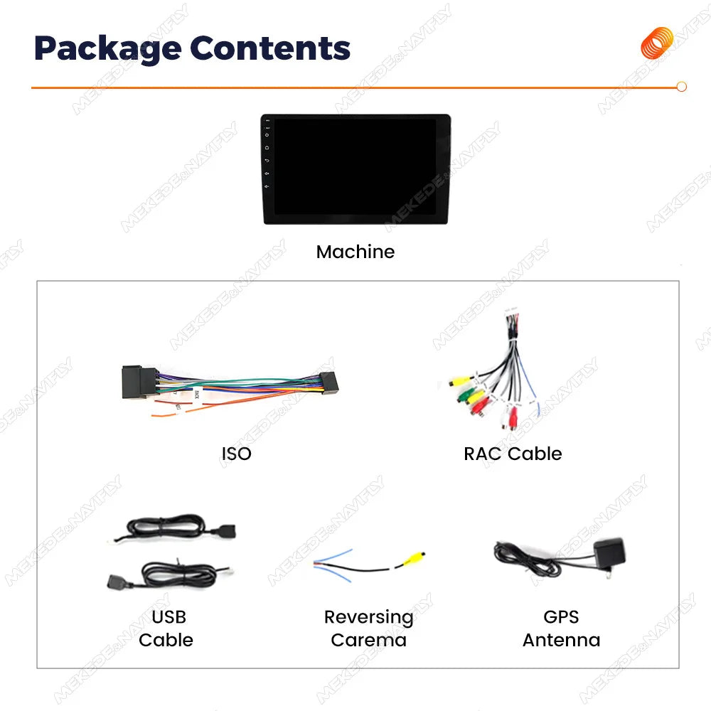 2G+32G Android 14 Car Radio 2 Din Audio WIFI GPS Multimedia Player for VW Kia Hyundai Niss | AUTOKITSHOP