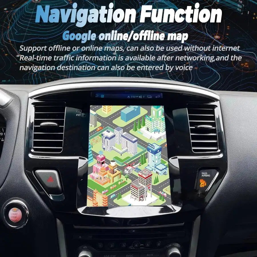 10.4 inch Android 15 Car Radio For Nissan Pathfinder 2012-2020 Stereo Video Player GPS Nav | AUTOKITSHOP