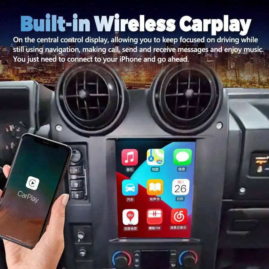 For Hummer H2 2002 - 2009 Multimedia Video Player GPS Navigation Audio Carplay Auto Stereo