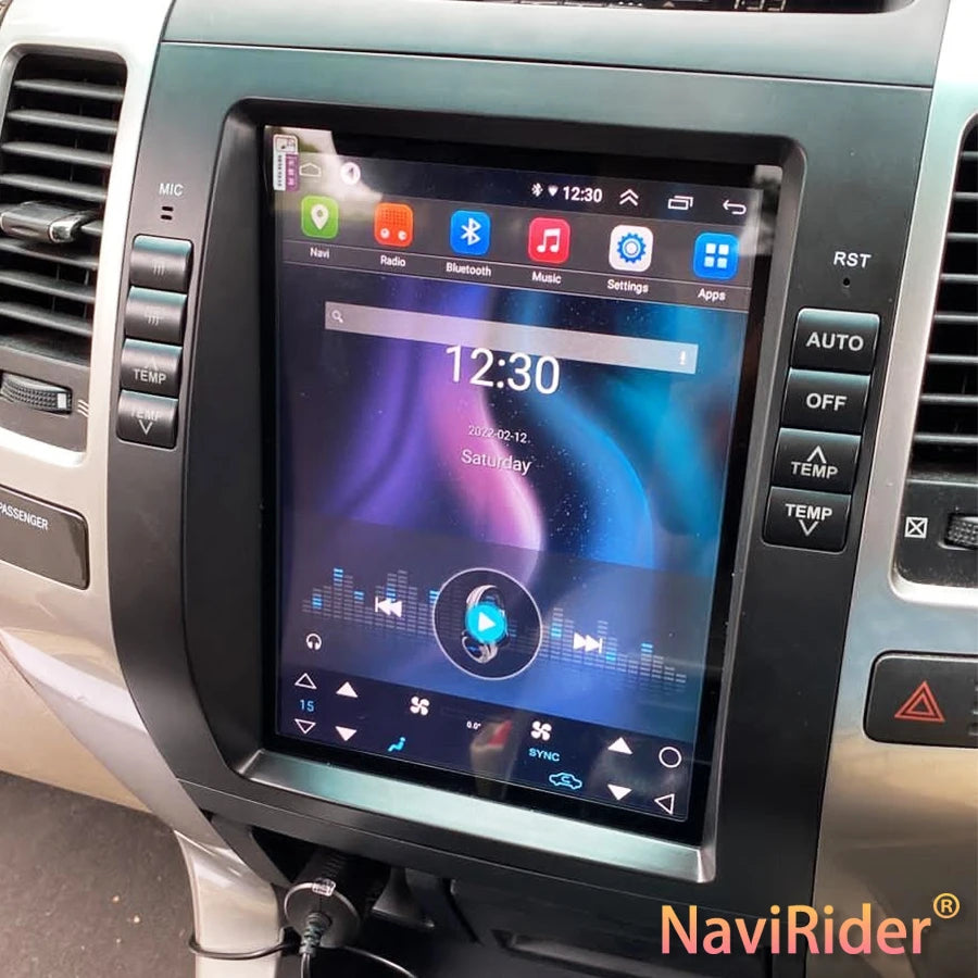 10.4" Car Radio For Prado 120 Lexus Gx470 For Toyota Land Cruiser 2002-2009 CarPlay Androi