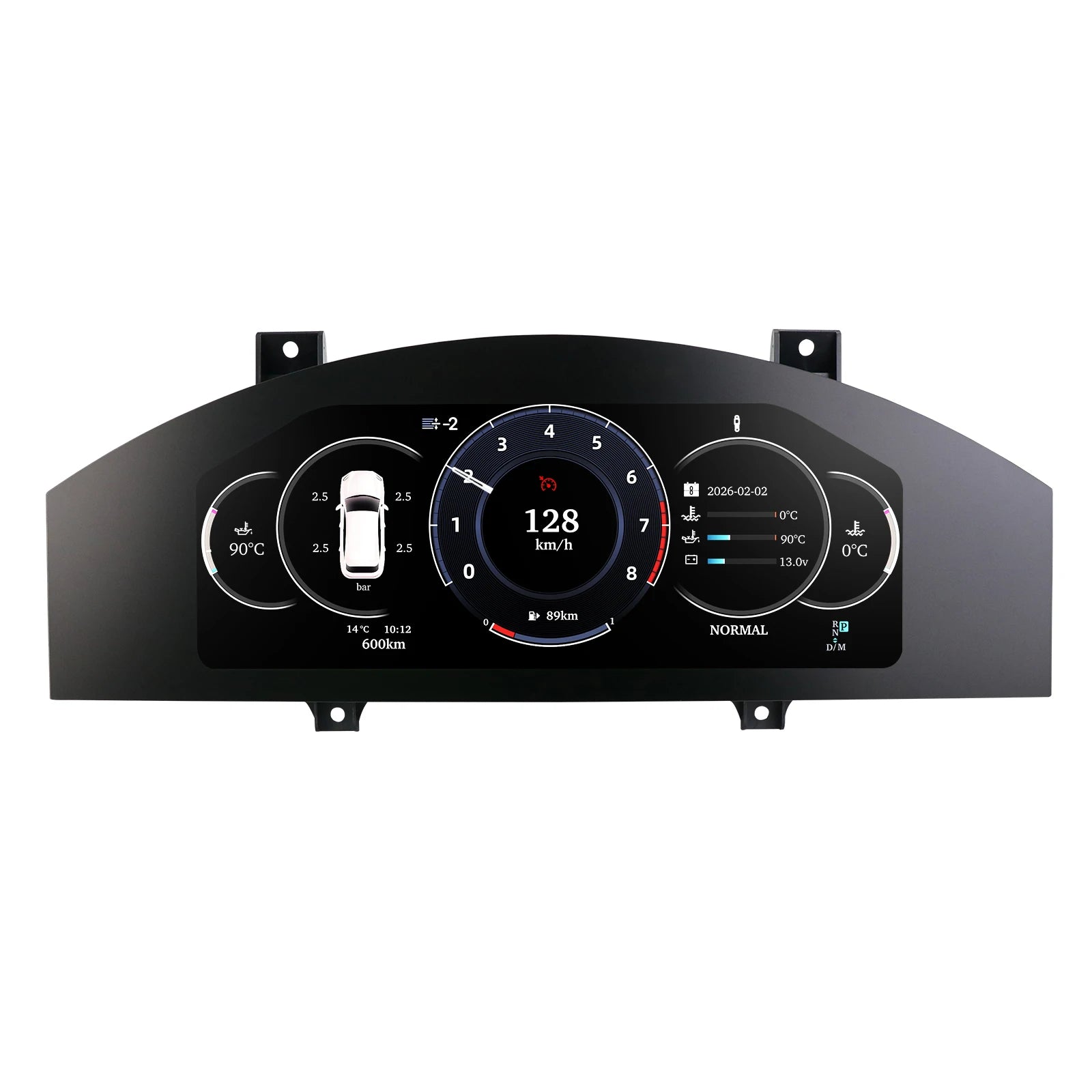 1920*720 Car Diqital Instrument Cluster For Porsche Cayenne 2005-2009 Dashboard Display Vi