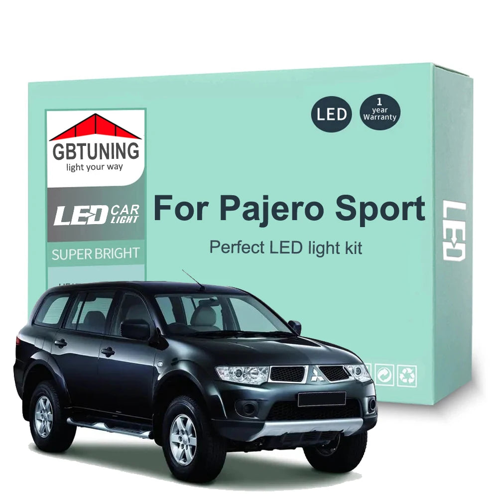 LED Interior Light Kit for Mitsubishi Pajero Montero Shogun Sport 1 2 3 MK1 MK2 MK3 1996-2021 - Canbus Dome Map Door ...