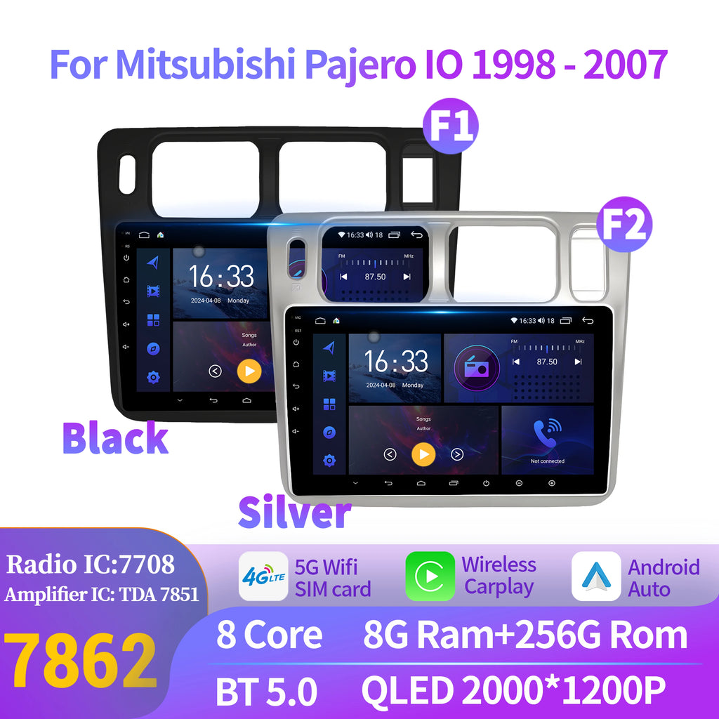 For Mitsubishi Pajero IO 1998-2007 Car Radio Navigation For Car Multimedia Video Player Na