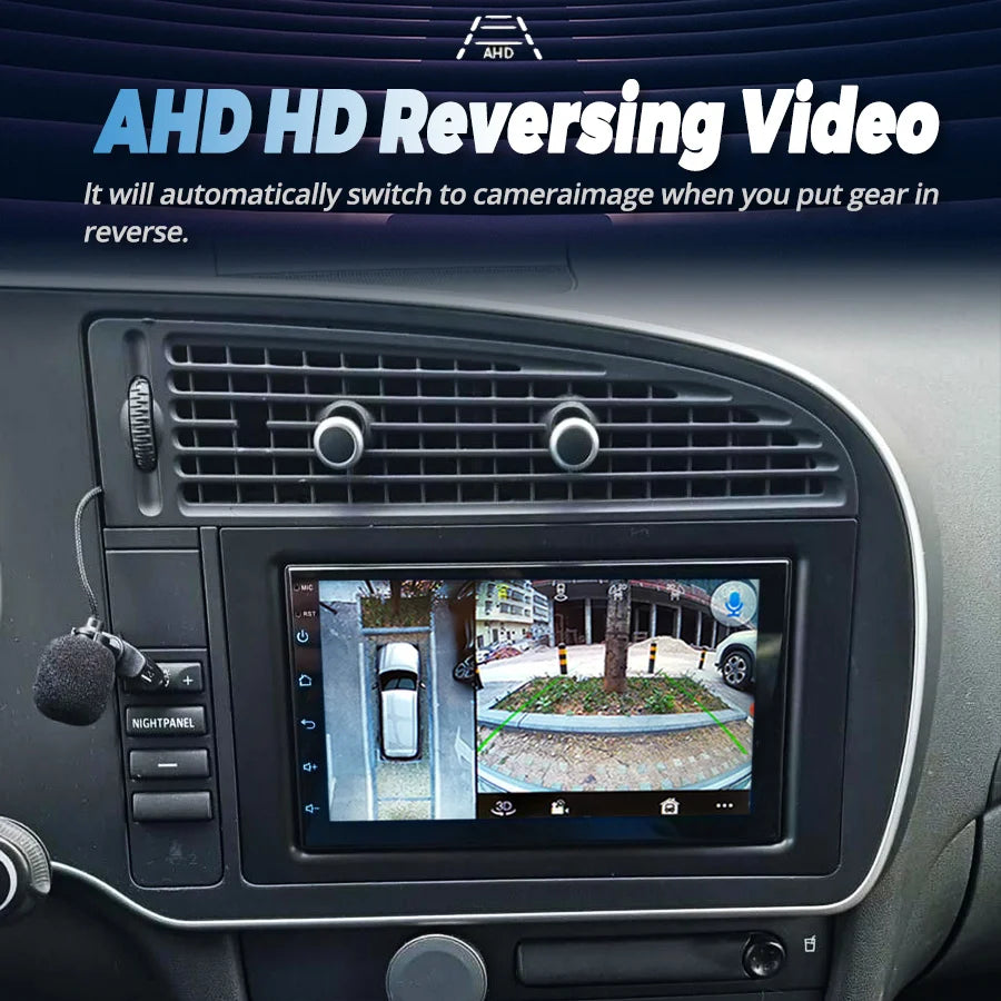 For SAAB 9-3 93 2007 2008 Video Player Head Unit Autoradio 2 Din Android 13 Car Radio GPS