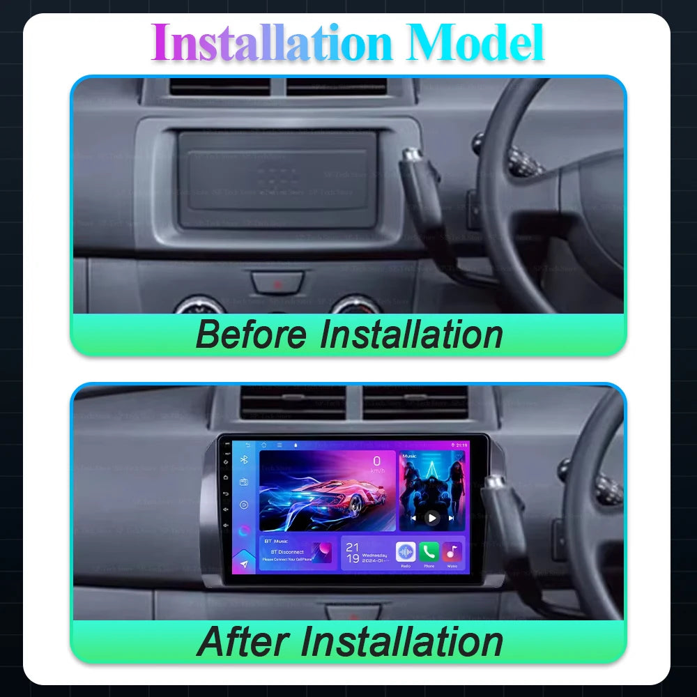 Android 16 For Toyota Bb 2 Daihatsu Materia 2005-2016 Car Radio Wireless Carplay Auto Gps  | AUTOKITSHOP