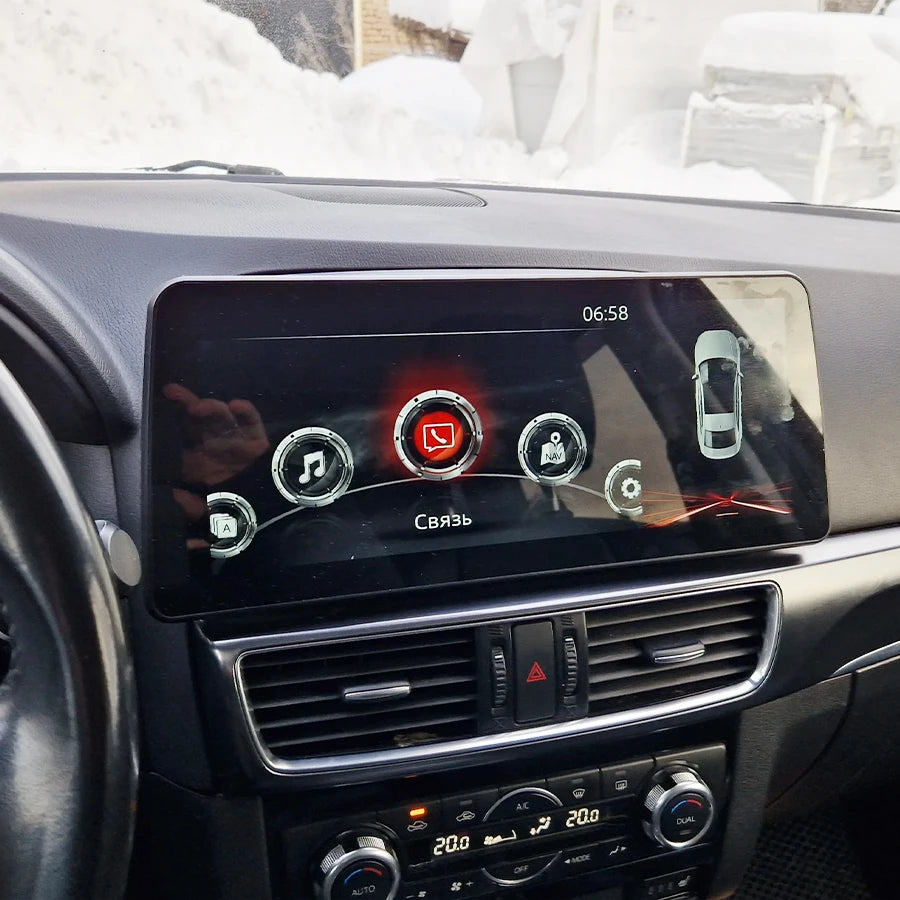 1920*720 QLED Car Radio 8GB Screen Multimedia Video Player For Mazda CX5 Auto radio CX-5 C