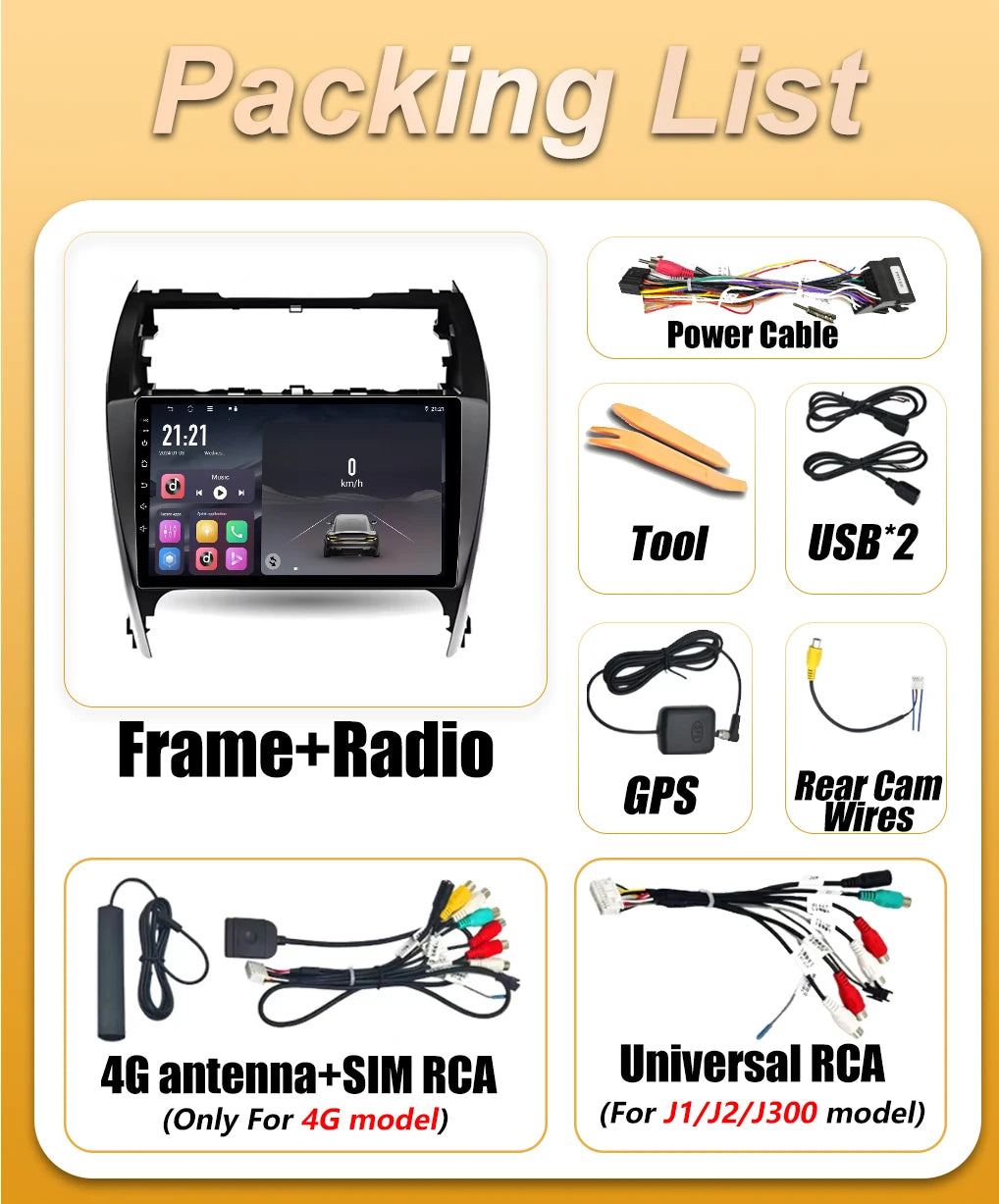 Android 16 Car Radio Carplay For Toyota Camry 7 XV 50 55 US Version 2012 2013 2014 2015 20 | AUTOKITSHOP