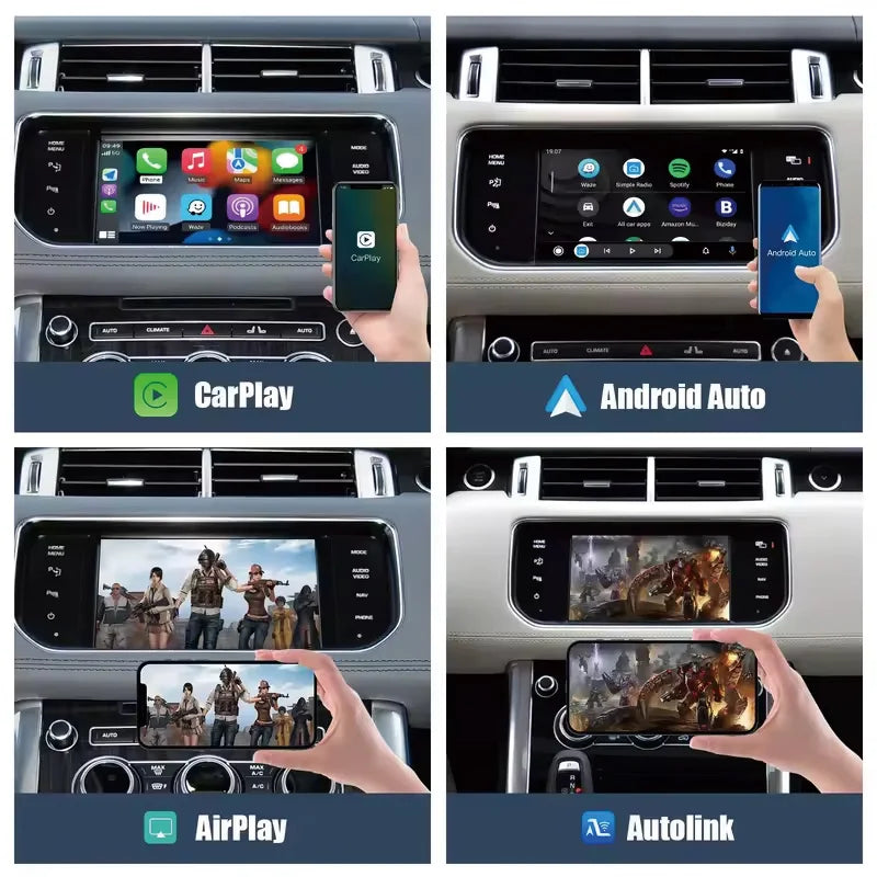 AUTOABC-Wireless Carplay Android Auto Fits For Land Rover Jaguar Bosch Discovery4 Evoque F | AUTOKITSHOP