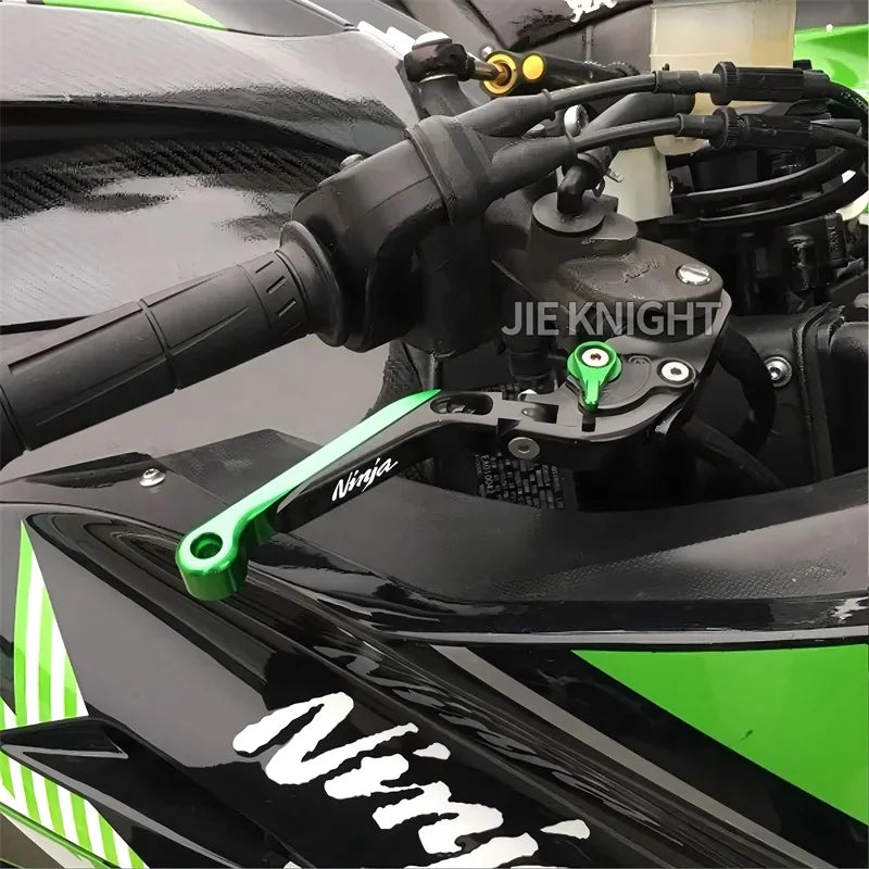 For NINJA Ninja 250/300/400 2008-2021 2022 Motorcycle CNC Foldable Extendable Brakes clutch leve - Automotive LED Light