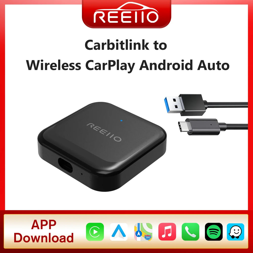 2025 Carbitlink Smartlink Phonelink Adapter Plug Play Wireless CarPlay Android AUTO Dongle