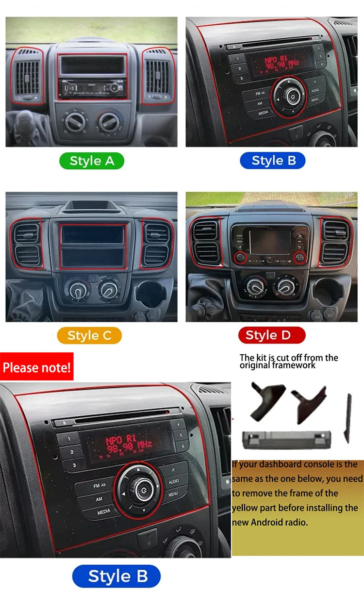 Android 15 Car Radio For Fiat Ducato Citroen Jumper Peugeot Boxer 2006-2024 Auto Carplay A | AUTOKITSHOP