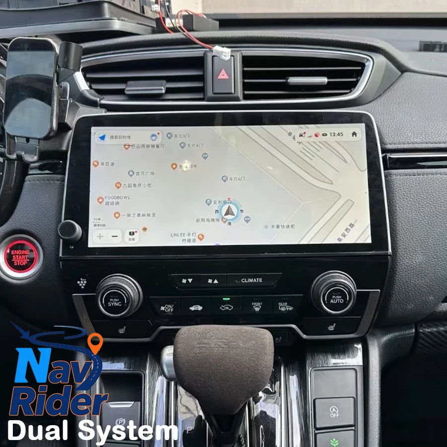 Dual System Player Navigation GPS Car Radio Carplay Stereo 10.33inch Screen For Honda CRV  | AUTOKITSHOP