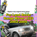 LED Car Headlight Bulb Canbus Xenon Bulbs HID Upgrade 6000K Lamp For Land Rover Range Rove