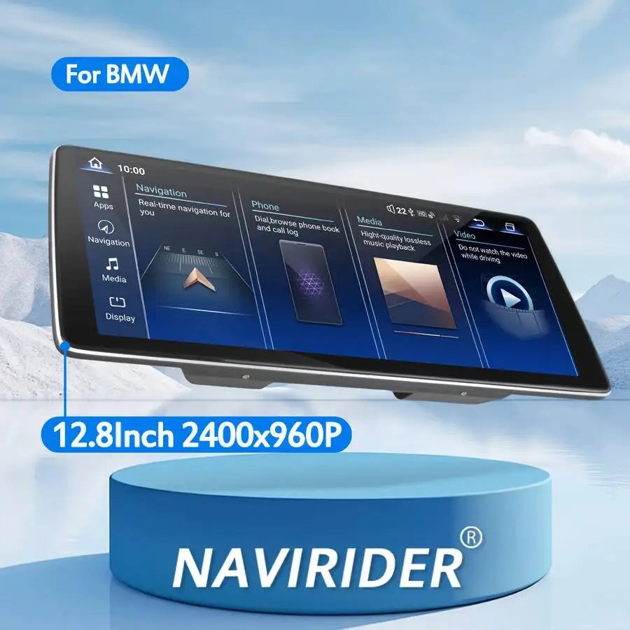 12.8 Inch 2400×960 Touch Screen Android 15 Car Radio For BMW Z4 2013-2017 CIC NBT GPS Navi | AUTOKITSHOP