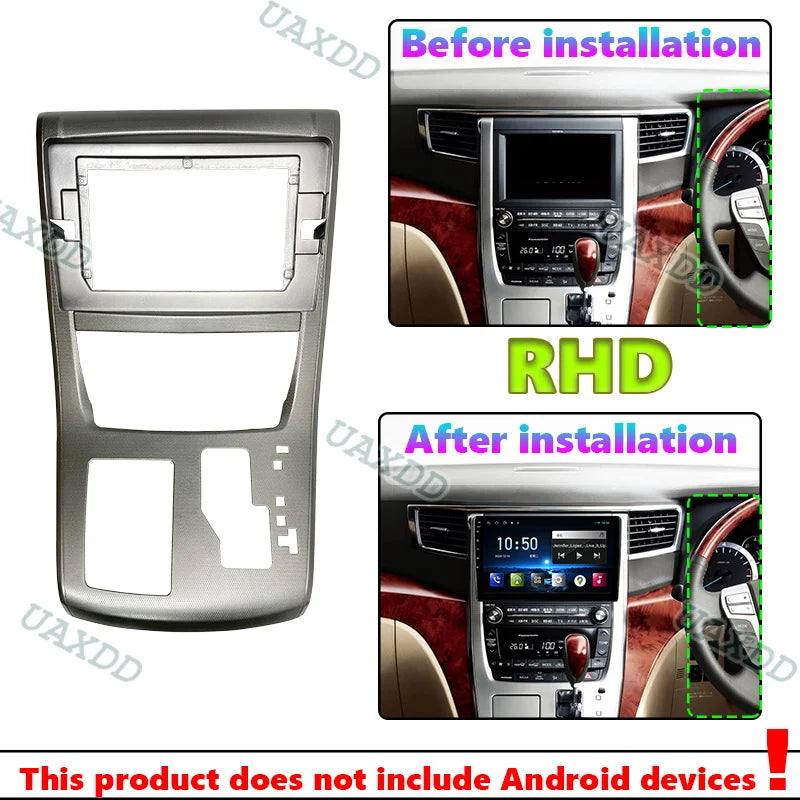 2 Din CD Adaptateur Fascia cadre voiture panneau montage tableau bord radio Android FOR To