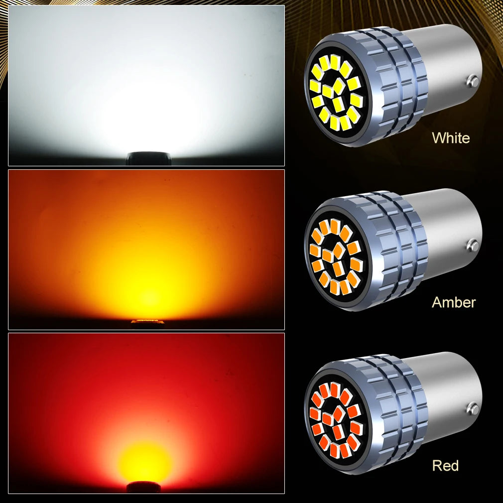 1156 BA15S BAU15S P21W PY21W BAY15D LED Bulb 1157 P21 5W R5W 15SMD 2016 Car Turn Signal Re