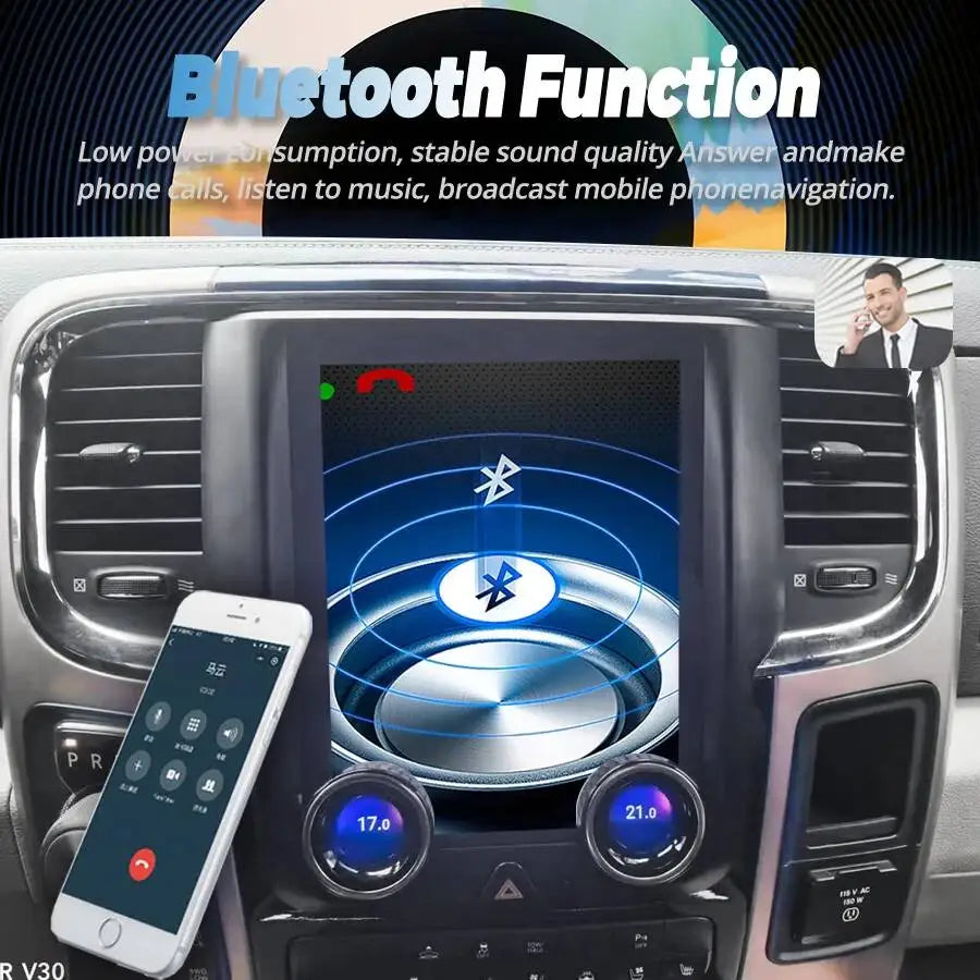 For Dodge Ram 2013-2015 9.7 Inch Car Radio GPS Stereo Navigation Multimedia Video Player A | AUTOKITSHOP