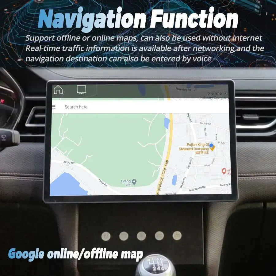 13.3Inch Screen For Jianghuai Jiayue A5 Android Car Multimedia Video Player Navigation Ste