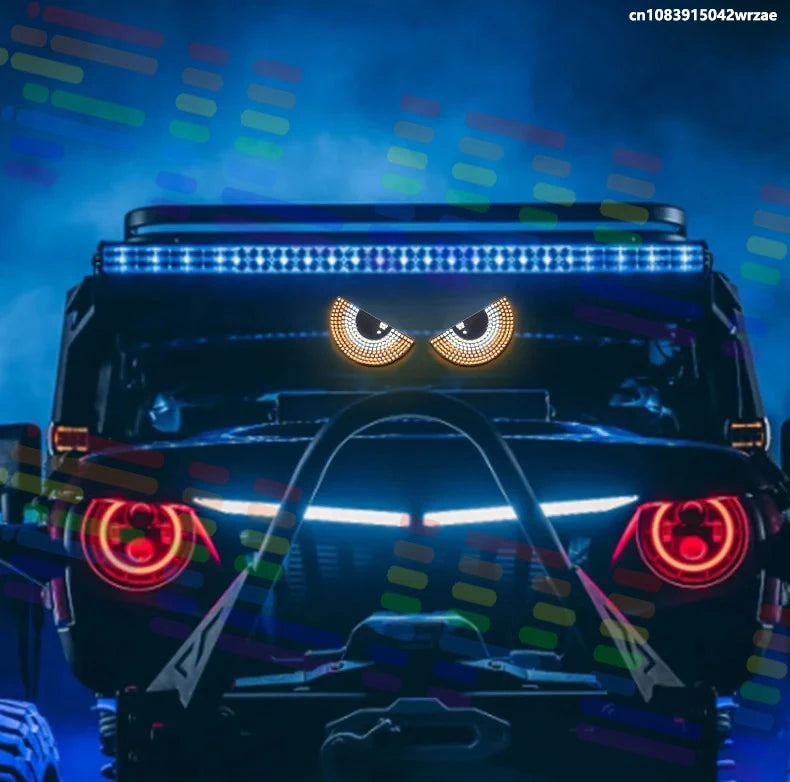 For Car LED Devil Eyes Light USB Devil Eyes Light Car Windshield Demon Eyes Headlight Flas | AUTOKITSHOP