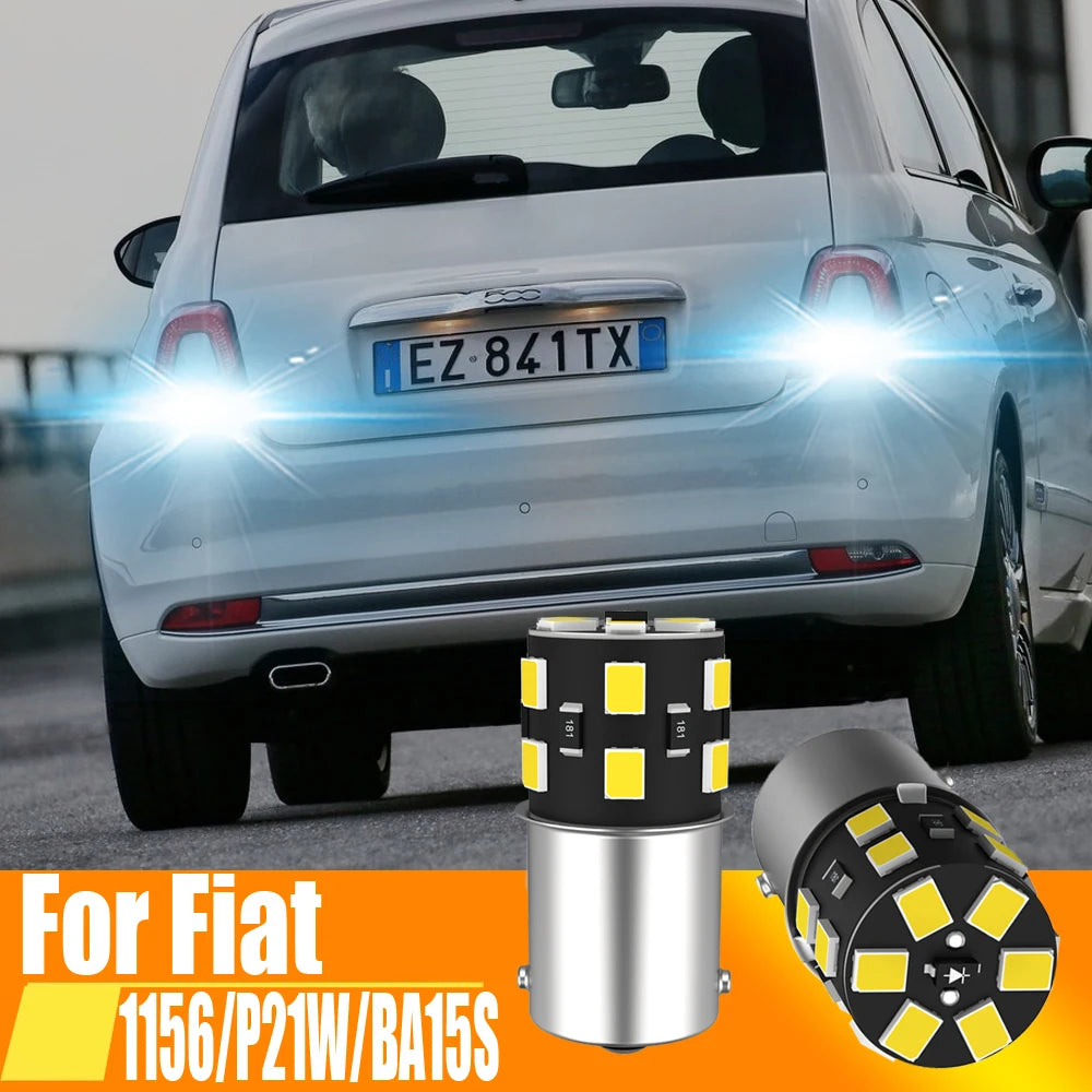 P21W LED Reverse Light Back Up Lamp 1156 7506 BA15S Rear Fog Bulb For Fiat Ducato Punto Ev