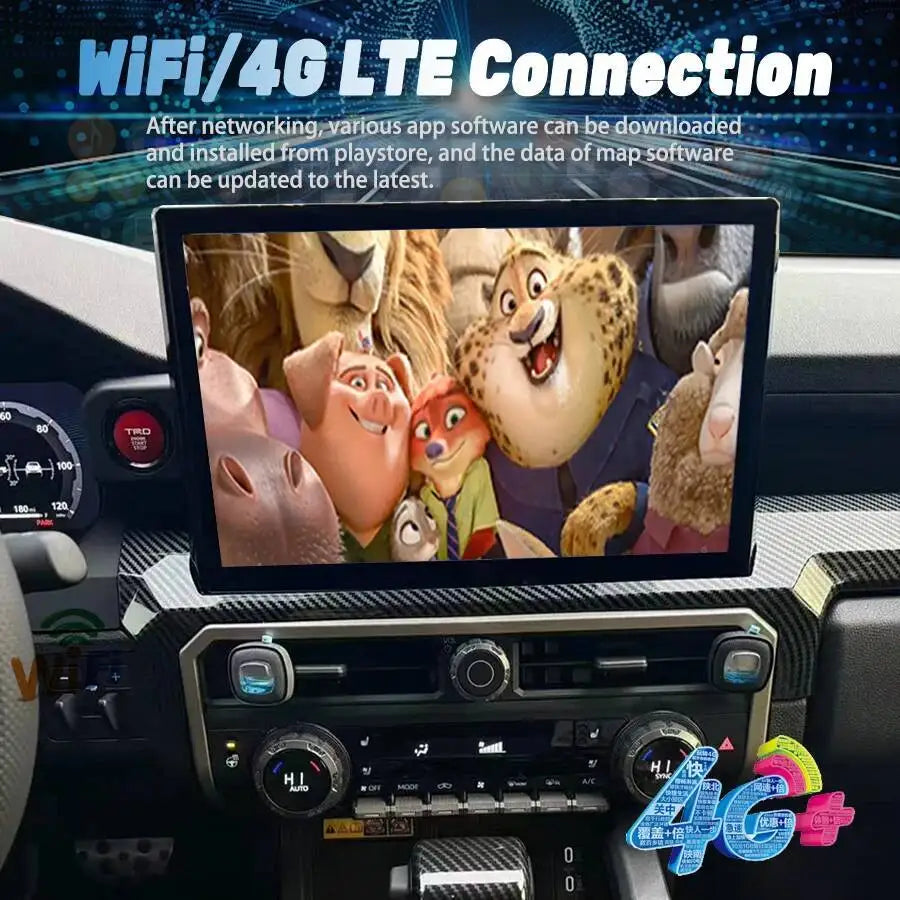 For TOYOTA TACOMA 2024 To Present Car Radio Multimedia Video Player Carplay Navigation GPS | AUTOKITSHOP