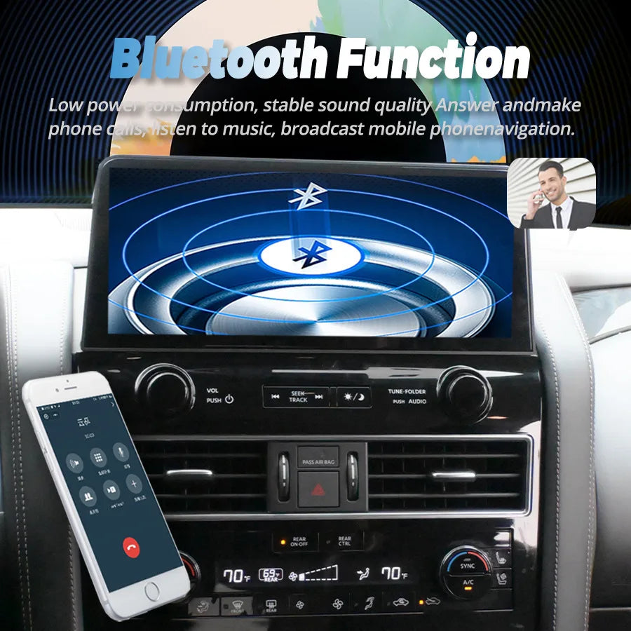 12.3" Android15 Car Radio For Nissan Patrol Y61 Y62 Infiniti QX80 QX56 ARMADA 2010-2020 GP | AUTOKITSHOP