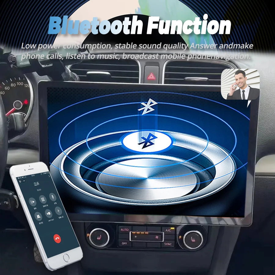 Android 14 Car Radio 13.3inch For Volkswagen Golf 6 Wireless Carplay Auto Radio Car Multim