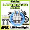 Canbus No Error Motorcycle HeadLamp High Low Beam H4 LED Headlight Free Parking Light For