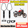 Motorcycle Rearview Mirrors Off Road Wide Side Mirror With Screw 360° Adjustable For Honda