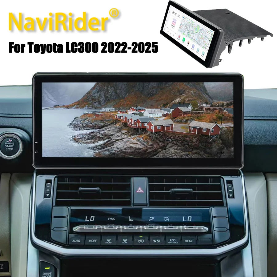 12.3inch For Toyota LC300 2022-2025 Land Cruiser 300 Multimedia Video Player Android QLED  | AUTOKITSHOP