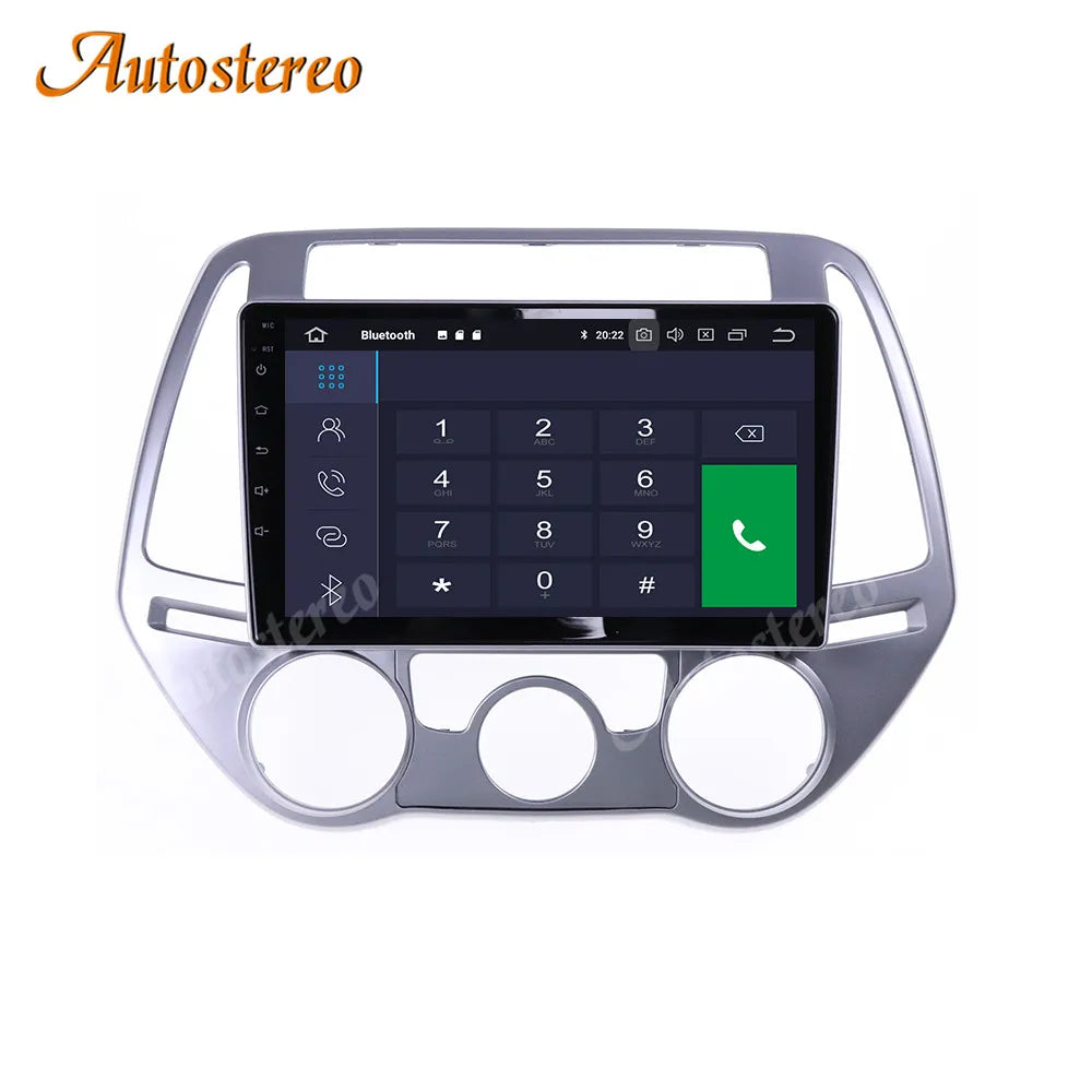 Android 15 Carplay Auto Stereo Car Head Unit For Hyundai I20 2008-2014 Car Multimedia Play