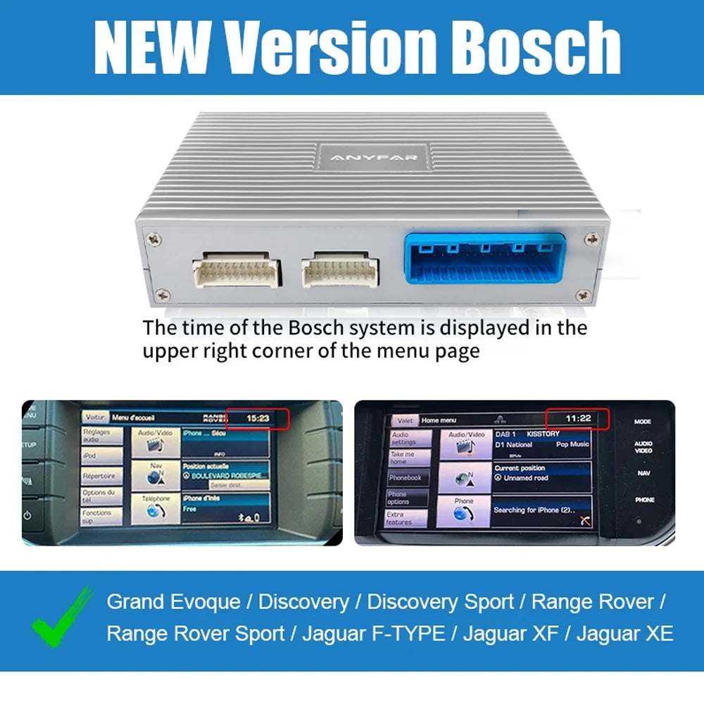 Wireless Carplay Android Auto Fits For Land Rover Jaguar Bosch Discovery 4 Evoque Freeland