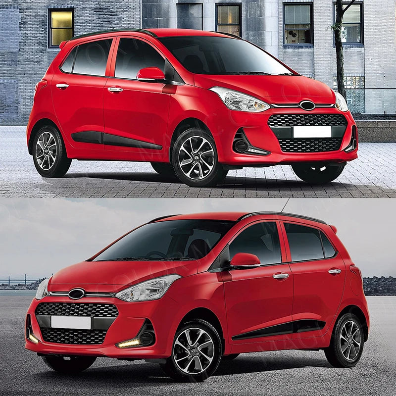 For Hyundai Grand I10 2017 2018 2019 DRL Daytime Running Light LED Fog Lamp Turn Signal Ye | AUTOKITSHOP