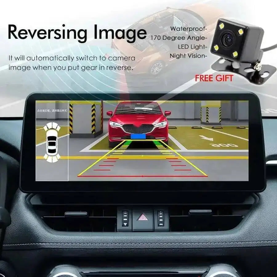 12.3inch Android Car Radio For Toyota Highlander Crown Kluger 2021-2025 Multimedia Video P | AUTOKITSHOP